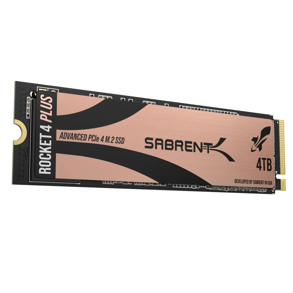 Накопитель Sabrent Rocket 4 Plus 4TB M.2 SSD с элегантным дизайном и передовой технологией PCIe 4.