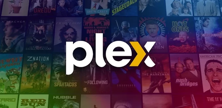 Платформа Plex для медиа с разнообразными фильмами и шоу, доступными для потоковой передачи.
