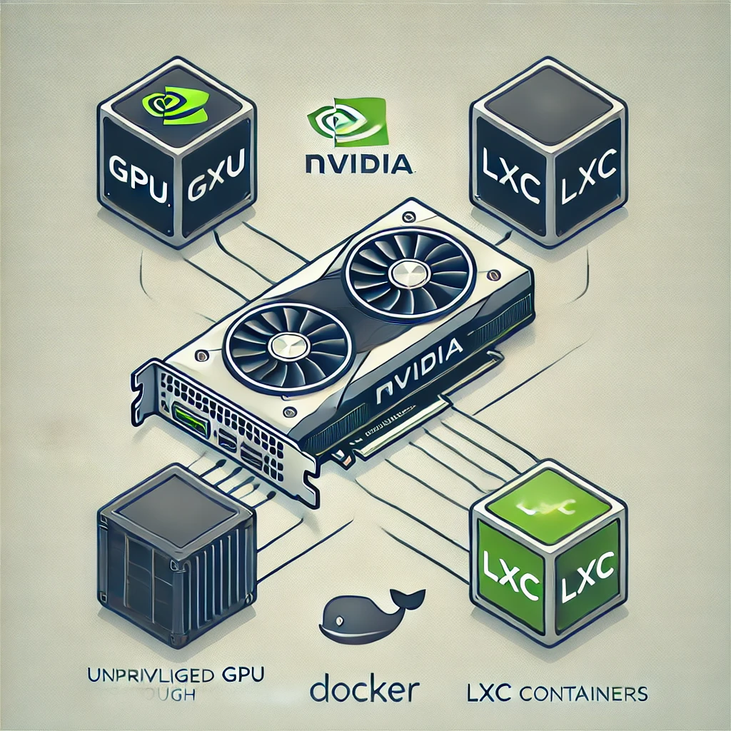 Настройка Nvidia GPU Passthrough в Непривилегированных LXC Контейнерах и Docker